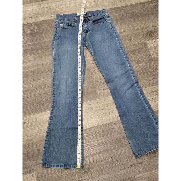 ROXY Light Washed Blue Denim Flare Leg Jeans Size 1 - Picture 5 of 9